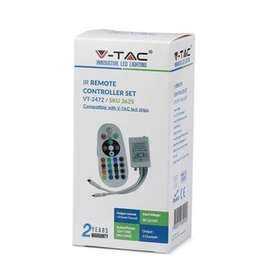 Controller per Strip LED RGB con Telecomando 24 Tasti