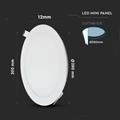 Mini Pannello LED 24W Montaggio ad Incasso Rotondo 6400K