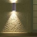 Lampada da Muro Rotonda 2xgu10 in Cemento Colore Grigio chiaro