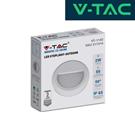 LED Segnapasso Rotondo Montaggio esterno 2W Bianco 3000k
