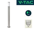 Palo led da giardino acciaio inossidabile 110cm E27 IP44