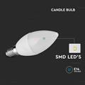 Lampadina LED E14 4,5W Candela 3000K (Box 3 Pezzi)