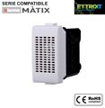Suoneria 6A 220V comp. Matix bianco