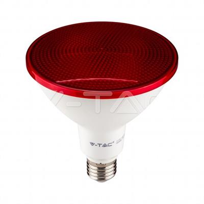 Lampadina LED E27 17W PAR38 Colore Rosso IP65