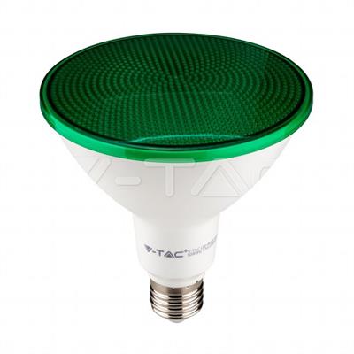 Lampadina LED E27 17W PAR38 Colore Verde IP65