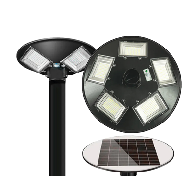 Campana solare LED 200W luce bianca crepuscolare telecomando