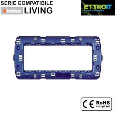 Supporto 7 posti in plastica comp. Living