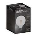 V-TAC Lampadina LED E27 10W G125 Filamento 4000K