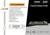 Traformatore 200w 24v Slim