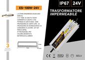 Alimentatore impermeabile in metallo 220V-24V 4.16A 100W
