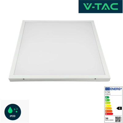 Pannello LED 36W 120LM/W 600*600mm Doppio Montaggio 6500K