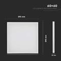 Pannello LED 36W 120LM/W 600*600mm Doppio Montaggio 6500K