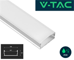 Profilo in Alluminio per Strip LED 2000x17,6x6,9mm