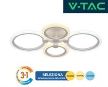 Lampadario LED 45W Dimmerabile Tonalità Luce 3in1