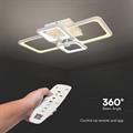 Lampadario LED 74W Dimmerabile Tonalità Luce 3in1