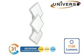 Applique da Muro LED 14W Tonalità Luce 3in1 1120Lm