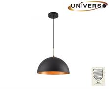 Lampadario a Sospensione con Campana in Metallo Attacco E27