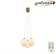 Lampadario a Sospensione con 3 Sfere Attacco G9