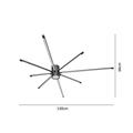 Lampadario LED 42W da Soffitto Luce Naturale 4000K