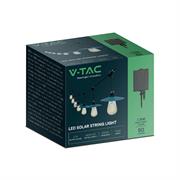 Cordoniera con Pannello Solare e 15 Lampadine LED 3W 3000K IP44