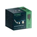 Cordoniera con Pannello Solare e 15 Lampadine LED 3W 3000K IP44