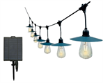 Cordoniera con Pannello Solare e 15 Lampadine LED 3W 3000K IP44