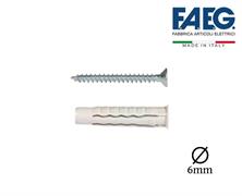 Tassello GX Nylon Ø 6mm con Vite 4,5x40mm