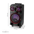 Cassa Portatile RGB 120W con Batteria Ricaricabile Bluetooth