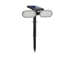 Faretto LED 16W 2in1 Con Pannello Solare e Picchetto 3000K IP65