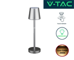 Lampada Touch LED 3W Ricaricabile Luce Calda 3000K Dimmerabile
