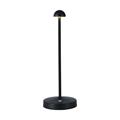 Lampada Nera Touch LED 1,6W Ricaricabile Tonalità Luce 3in1