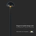 Lampada Nera Touch LED 1,6W Ricaricabile Tonalità Luce 3in1