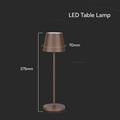 Lampada LED da Tavolo1,5W con Caricatore Wireless 3000K IP54