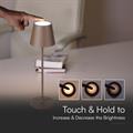 Lampada LED da Tavolo1,5W con Caricatore Wireless 3000K IP54