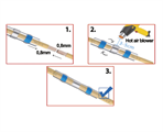 Connettori Termorestringenti per Cavi IP67 70 Pezzi