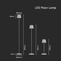 Lampada Touch Ricaricabile LED 4W Altezza Regolabile Luce Calda