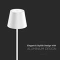 Lampada Touch Ricaricabile LED 4W Altezza Regolabile Luce Calda