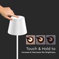 Lampada Touch Ricaricabile LED 4W Altezza Regolabile Luce Calda