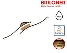 Plafoniera da Soffitto LED 2x12W Luce Calda 3000K