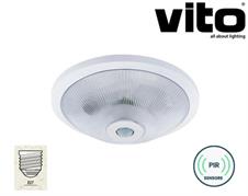 Plafoniera da Soffitto con Sensore PIR e 2xPortalampada E27