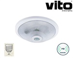 Plafoniera da Soffitto con Sensore PIR e 2xPortalampada E27