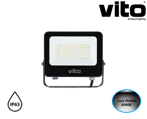 Faro LED 10W Luce Fredda 6000K 5000Lm IP65