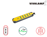 Multipresa 5 Prese 10/16A e 2 Porte Usb DC5V