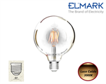 Lampadina G125 a Filamento LED 8W Luce Calda 3000K