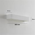 Applique in Gesso da Parete con 2 Attacchi Up&Down E14