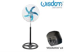 Ventilatore a Piantana 75W Rotante 5 Pale