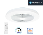 Ventilatore 24W con LED 40W Luce Calda Fredda Dimmerabile