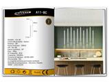 Lampadario Bianco LED 3W a Sospensione Luce Calda 3000K