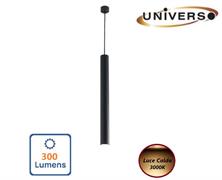 Lampadario Nero LED 3W a Sospensione Luce Calda 3000K