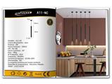 Lampadario Nero LED 3W a Sospensione Luce Calda 3000K